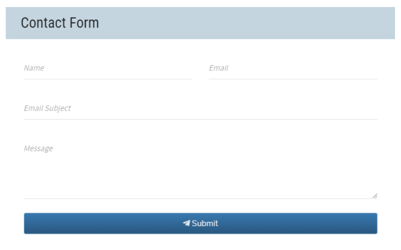 ภาพตัวอย่างผลลัพธ์ Contact form