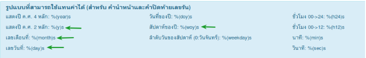 ข้อความที่ใช่ค่าแทนที่